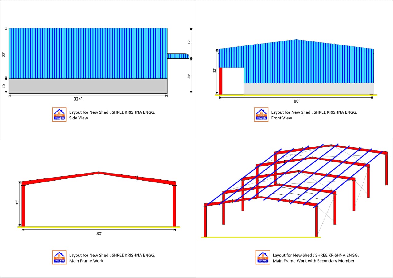 Steel Structure and Elevation